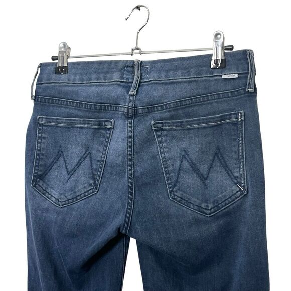 Mother Looker Ankle Fray Jeans Repeating Love Women’s Size 26 Raw Hem - Picture 7 of 15